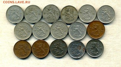 Монеты Русской, буржуазной, современной Финляндии 1865 -2001 - 25 п.1921-45.2