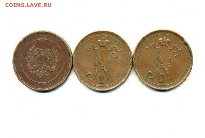 Монеты Русской, буржуазной, современной Финляндии 1865 -2001 - 10 п.1915-17.р