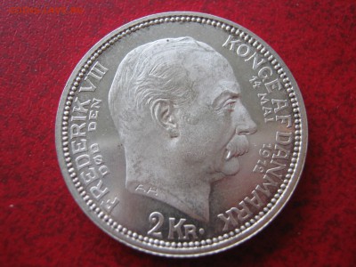 ДАНИЯ 2 кроны 1912. Штемпельная. Серебро. Оценка. - 035.JPG