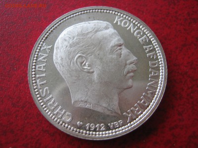 ДАНИЯ 2 кроны 1912. Штемпельная. Серебро. Оценка. - 034.JPG