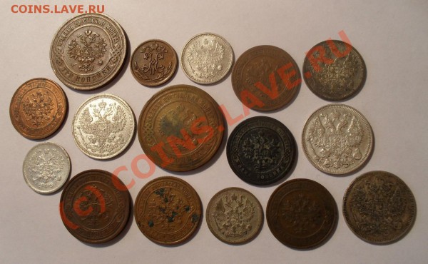 Лот из 16 монет, серебро и медь(от A-I до Н-II).До 4.05.10г. - Изображение 5508