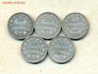 50 пенни 1889,90,91,92,93 гг. до 18.11.14.22-00 мск - img277