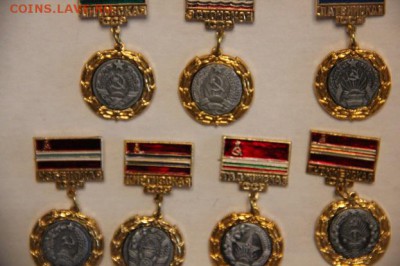 Ал. значки СССР: Рязанский Кремль и республики - 2