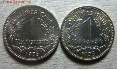 1 рейхсмарка 1935 года - 2 монеты A и J. 14-11-2014 в 22-00. - 089 (2).JPG
