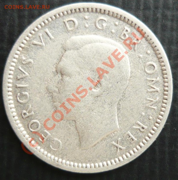Великобритания 3 пенса. 1943 г.  2.05.10г.  21-00 МСК. - 3 43 1.JPG