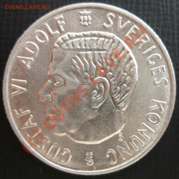 Швеция 2 кроны. 1954 г. До 2.05.10г.  21-00 МСК. - 2 54.JPG