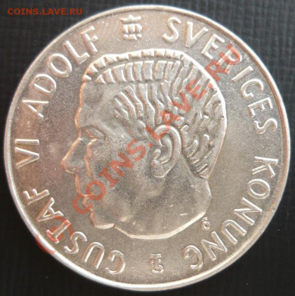 Швеция 5 крон.  1954 г. До 2.05.10г.  21-00 МСК. - 5 54.JPG