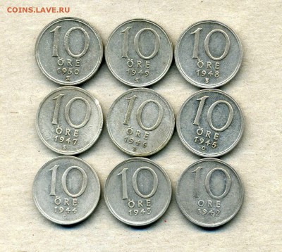 Монеты Русской, буржуазной, современной Финляндии 1865 -2001 - 10 э.1942-50.2