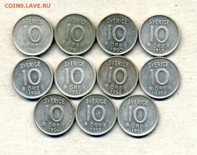 Монеты Русской, буржуазной, современной Финляндии 1865 -2001 - 10 э.1952-62.2