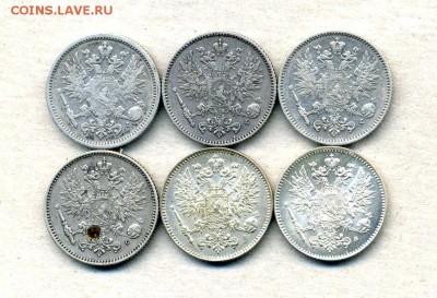 Монеты Русской, буржуазной, современной Финляндии 1865 -2001 - 50 п.1891-16.а
