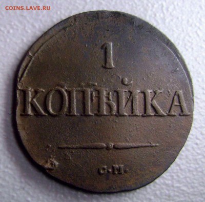 1 копейка 1831 СМ - Красивая - 17.11.2014 - DSC04899