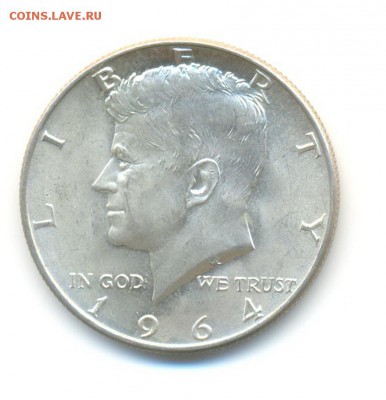 2 доллара 1964D. AU . до 20.11 22:00 - 5