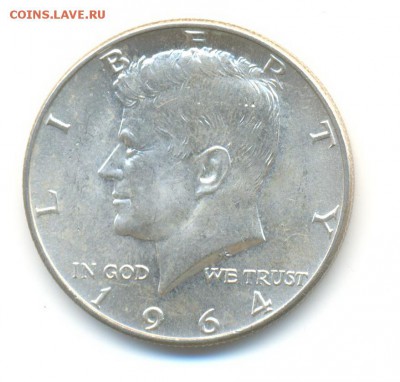 2 доллара 1964. AU . до 20.11 22:00 - 2