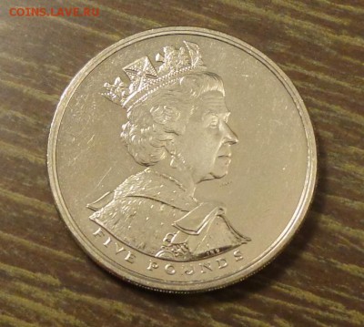 АНГЛИЯ - 5 ФУНТОВ 50 лет на престоле до 21.11, 22.00 - 5 фунтов 50 лет на престоле 2