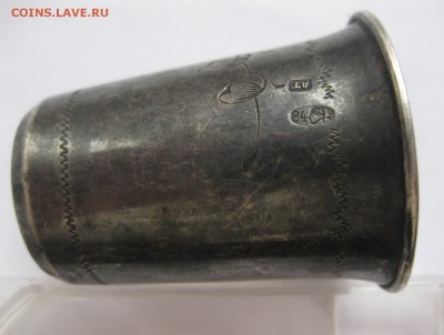 Стопка серебро 84 проба - 4