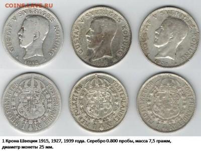 Юбилейка СССР, шведские серебренные кроны. - 15_27_39