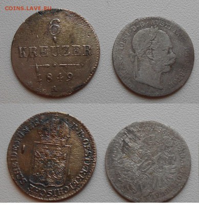 6 крейцеров 1849 и 10 крейцеров 1868 год с 1 руб до 18.11.14 - DSCN0098.JPG