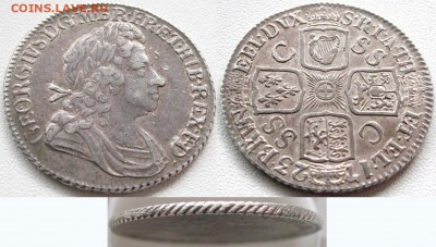 Британия. Шиллинг 1723 SSC Георг I - Shiling_1723SSCq