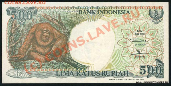 Животные на банкнотах - indonesia_1999_500_p128h_f