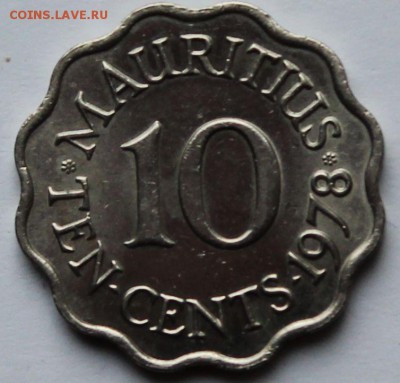 Мавритания 10 центов 1978. - 1