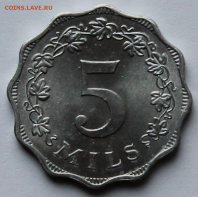 Мальта 5 милс 1972. - 1