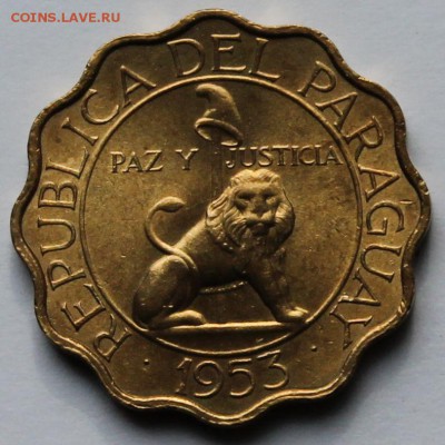 Парагвай 50 сантим 1953. - 3