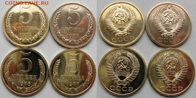 Подборка 5коп BUNC 1974,75,76,77г до 21.11.2014г 22:00 - 5к4