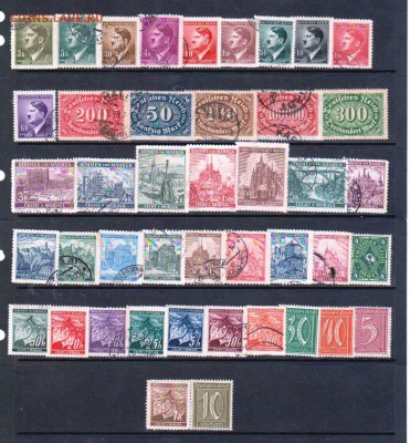 Германия, Третий Рейх, 104 разных Марки (19.11) - животные 1 001