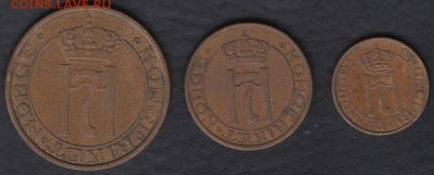 Норвегия 1, 2 и 5 эре 1936 до 19.11.2014 22-00 - Норвегия 1, 2 и 5 эре 2 подборка р