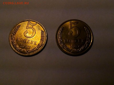 5 коп. 1987 г. - 12 шт. в блеске до 20.11.14 в 22:00 - P_20141114_222034
