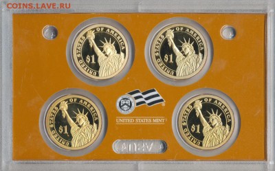 Первый набор в серии "Президенты США" Proof 2007 - 3939+