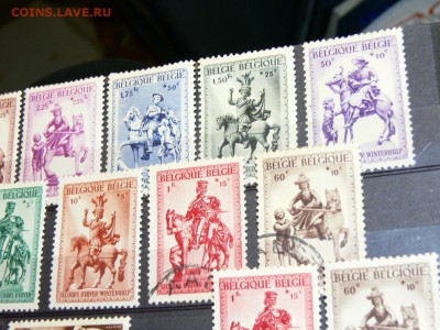 Марки Бельгии ЛОШАДИ 1941-42 год. ок. 20.11.  в 16-00 мв - P2000669.JPG