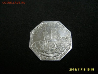 НЮРНБЕРГ,20 пфеннигов 1921г(Funfeckiger Turm)!до 20.11.2014 - S6002577.JPG