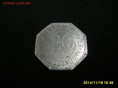 НЮРНБЕРГ,20 пфеннигов 1921г(Albrecht Dvrer)!до 20.11.2014 - S6002600.JPG
