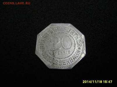 НЮРНБЕРГ,20 пфеннигов 1921г(Peter Hen-Lein)!до20.11.2014 - S6002596.JPG
