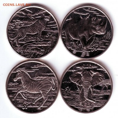 Меняю наборы Сьерра Леоне с животными на биметалл,гвс - сьерра-леоне 1 доллар 2007