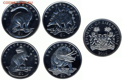 Меняю наборы Сьерра Леоне с животными на биметалл,гвс - сьерра леоне 1 доллар 2006