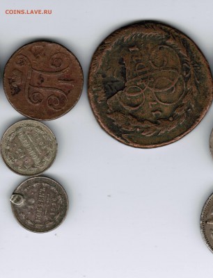 4 монетки: 1916*2, 1771, 1800 - империя 1