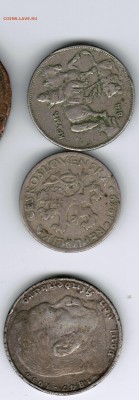 5 лев 1930, 5 марок 1930 или 39, 1 чешская 1929 - инострань 2