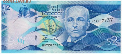 Барбадос 2 доллара 2013 до 24.11.14 в 22.00мск (А377) - 1-1барб1