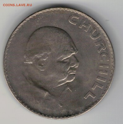 Великобритания крона 1965 Черчилль 24.11 в 22.00мск (9999) - 4-вел65а