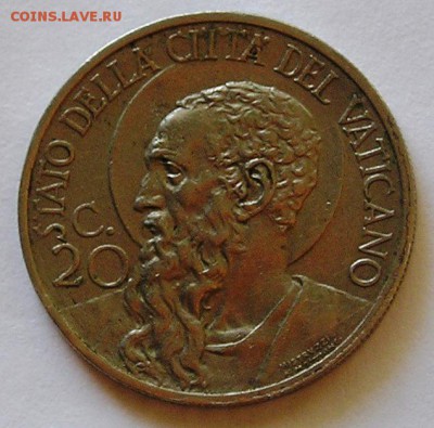 Ватикан, 20 Чентезимо  1932 "Святой Павел" (21.11) - P1017097