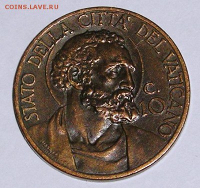 Ватикан, 10 Чент. 1934 "Св. Пётр"  (21.11) - P1018460.JPG