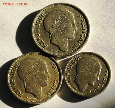 Франц. Алжир, комплект из 3 монет (21.11) - P1018479.JPG