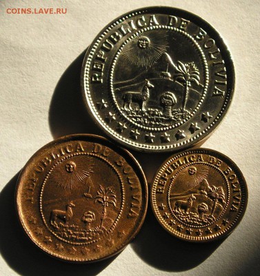 Старая Боливия, 3 разных монеты (21.11) - P1018488.JPG