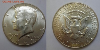 ДК США 50 центов 1969 UNC серебро 24.11 22.00 - P1090550.JPG