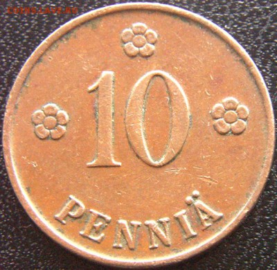 Финляндия_10 пенни 1922; до 20.11_22.14мск - 8835