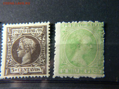 Марки Пуэрто Рико 1890 годы ок. 21.11. в 16-00 мв - P2000945.JPG