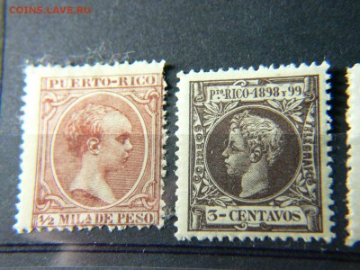 Марки Пуэрто Рико 1890 годы ок. 21.11. в 16-00 мв - P2000944.JPG