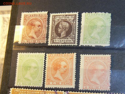 Марки Пуэрто Рико 1890 годы ок. 21.11. в 16-00 мв - P2000942.JPG